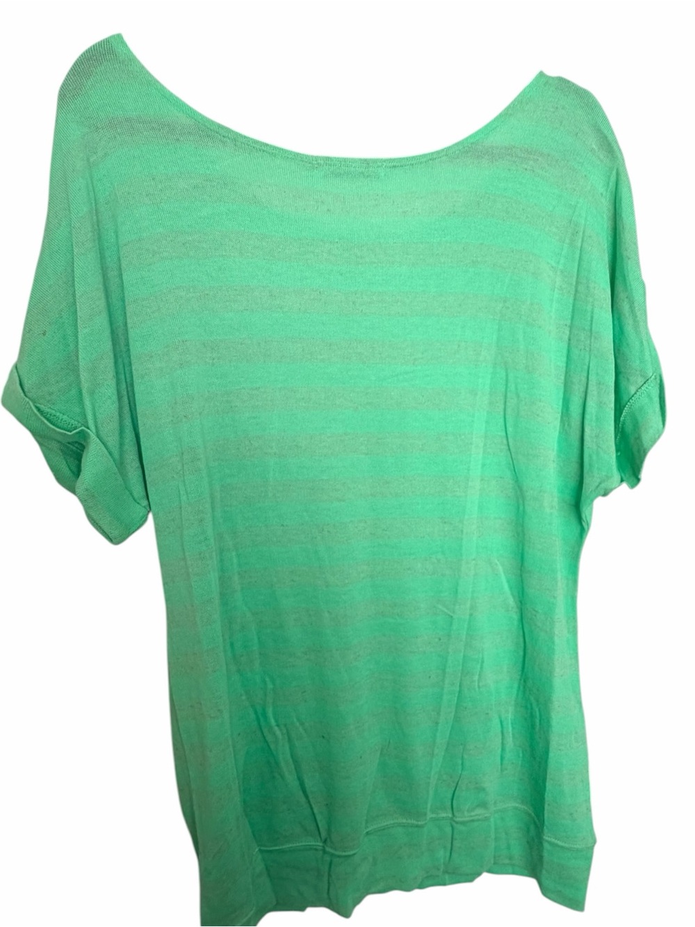 Chance or Fate Mint Green Short Sleeve Tunic with Kangaroo Pocket - Picture 3 of 3